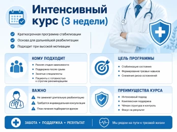 Реабилитация за 21 день в Петухово